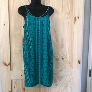 Soft rayon, turquoise sundress